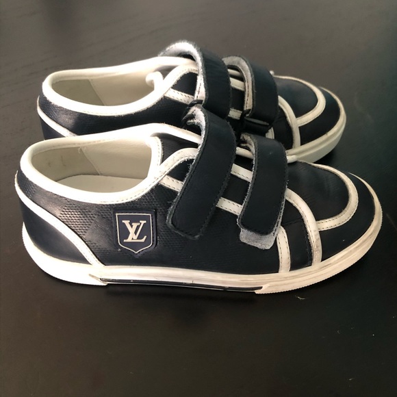 Louis Vuitton Shoes Boys Louis Vuitton Velcro Sneaker Size 2 Poshmark